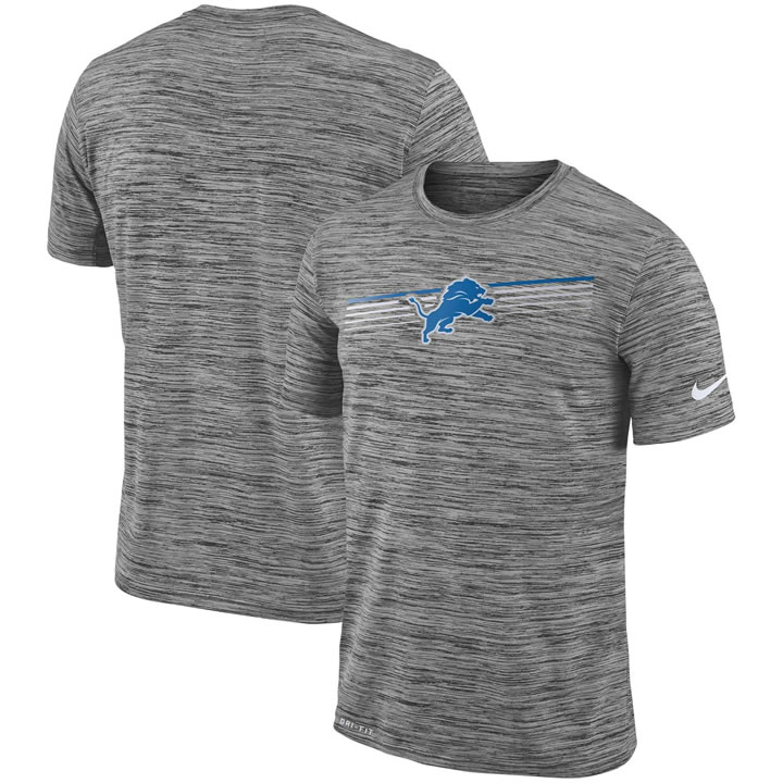 Detroit Lions Nike Sideline Velocity Performance T-Shirt Heathered Gray,We sell and wholesale Detroit Lions Nike Sideline Velocity Performance T-Shirt Heathered Gray on line form chian!